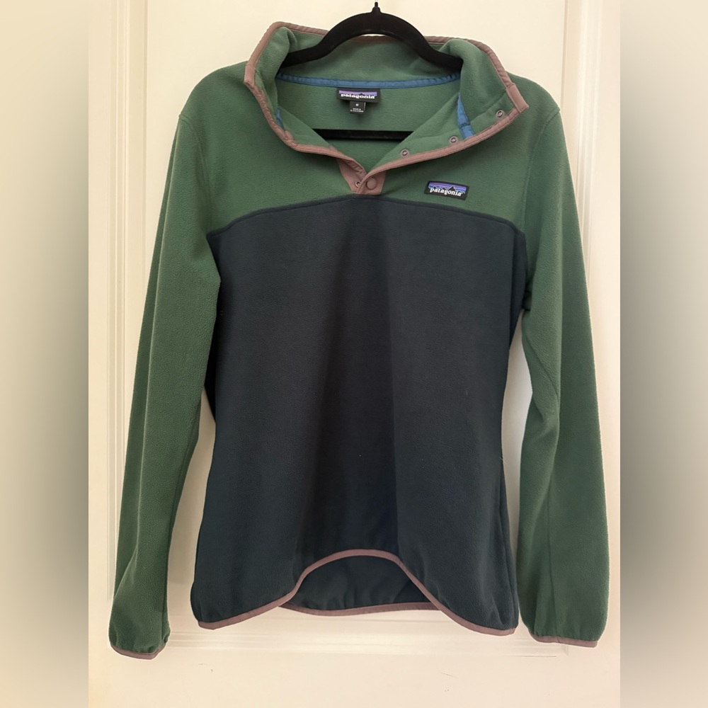 Micro D Women's Snap-T Pullover Fleece - Northern Green - size medium - Picture 4 of 8